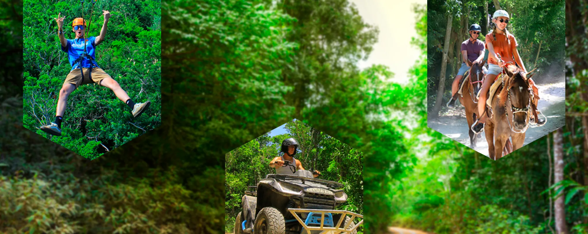 CUATRO ACTIVIDADES  EN UN SOLO DÍA DE DIVERSIÓN, POR SÓLO $120 USD